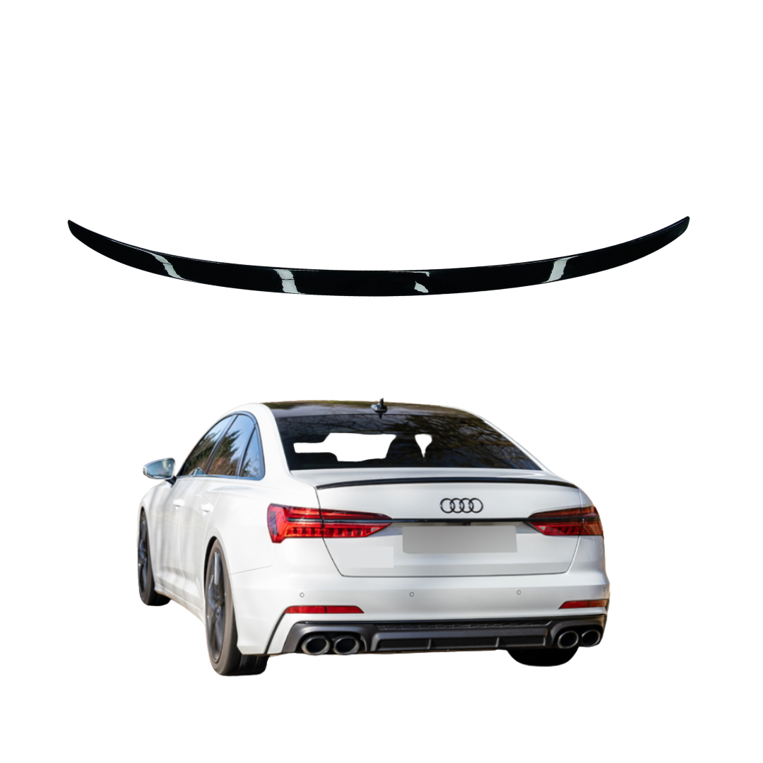 Audi A6 C8 (2019-2023) S Look Sport Spoiler Glans Zwart