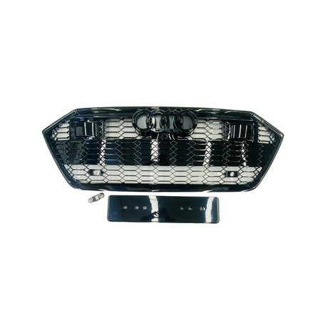 Audi A7 C8 (2018-2023) RS Look Grill Glans Zwart met ACC