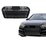 Audi A4 B9 (2016-2019) S4 Look Grille Glans Zwart