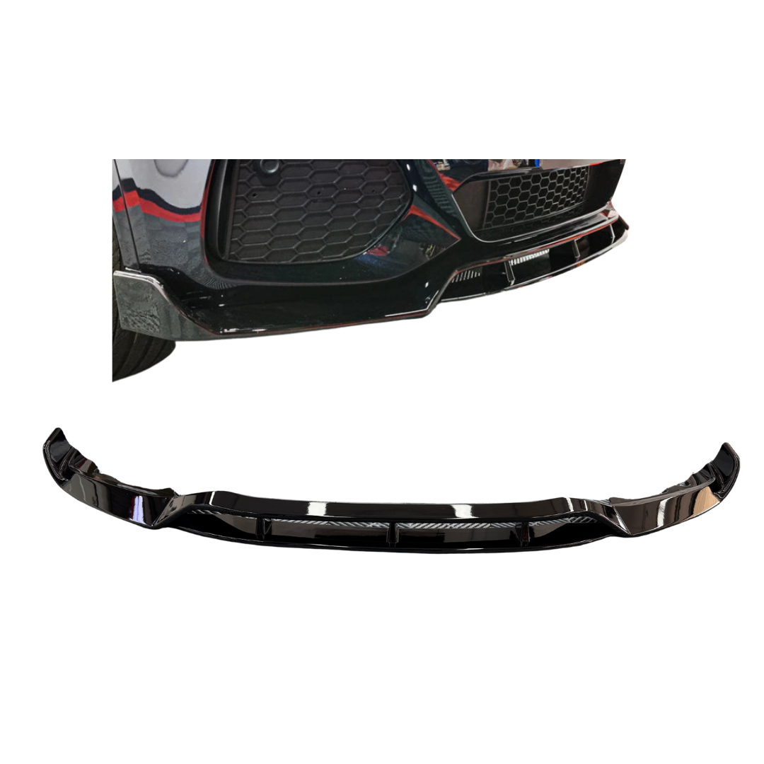 BMW X5 Serie F15 (2013-2018) Front Lip Glans Zwart