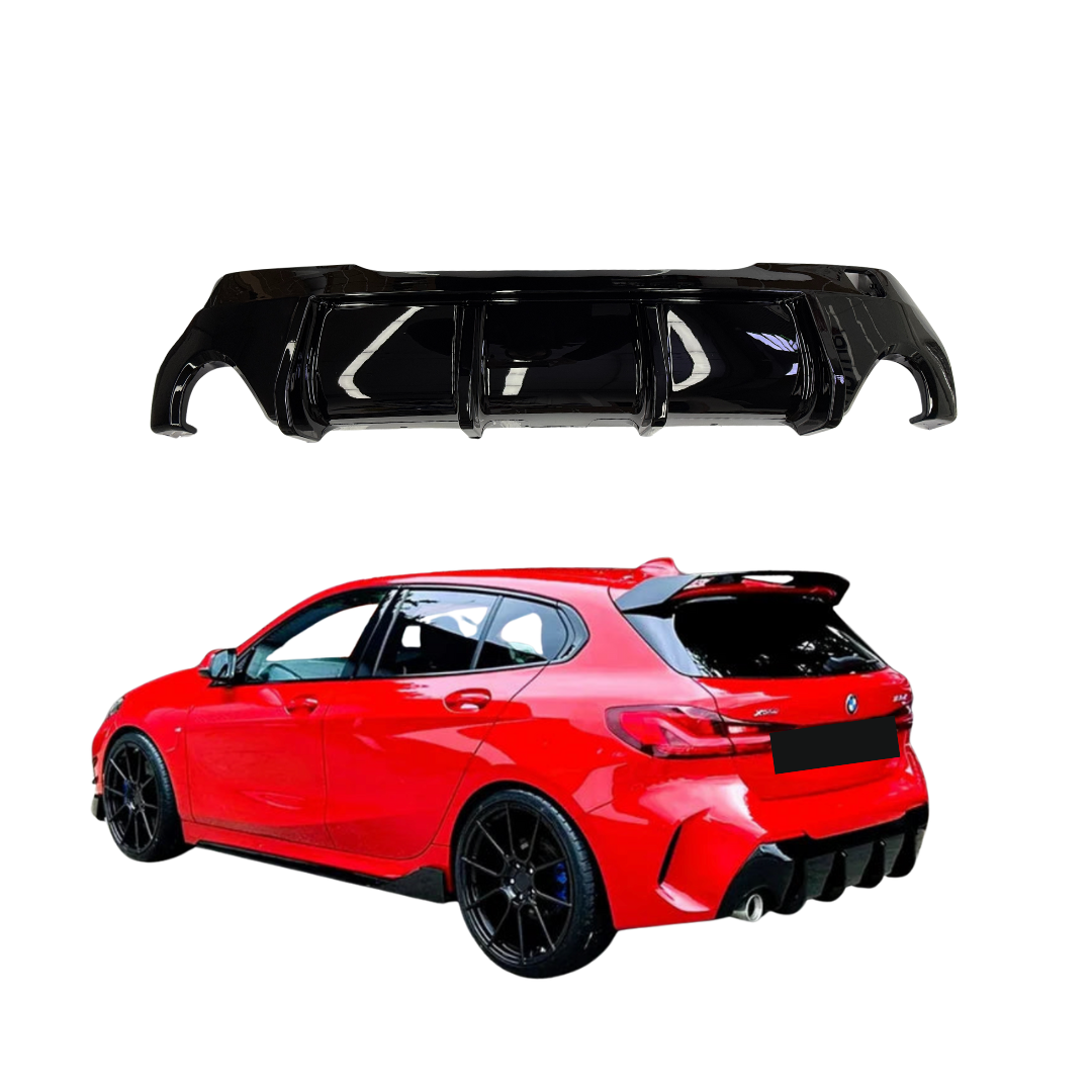 BMW 1 Serie F40 (2019+) M-Style Diffuser Glans Zwart