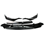 BMW X5 Serie G05 (2018+) M-Style Front Lip Glans Zwart