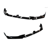 BMW X6 Serie G06 LCI ( (2023+) M-Style Front Lip Glans Zwart