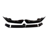 BMW X6 Serie G06 LCI ( (2023+) M-Style Front Lip Glans Zwart