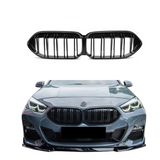 BMW 2 Serie F44 Gran Coupe (2020+) M-Style Grill Dubbel Spijl Glans Zwart