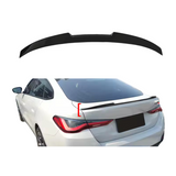 BMW 4 Serie G26 Gran Coupe (2020+) M-Style Spoiler Lip Glans Zwart