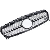 Mercedes CLA Klasse C117, X117 (2012-2020) Diamond Style Grill Glans Zwart