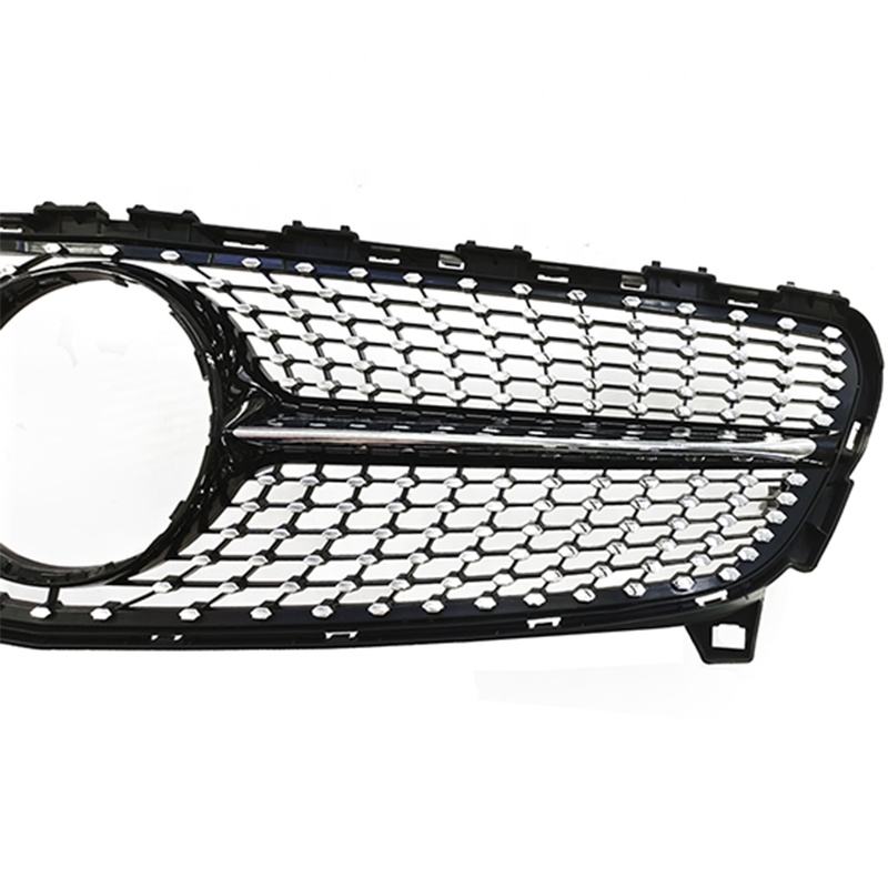 Mercedes A Klasse W176 Facelift (2015-2018) Diamond Grill Glans Zwart