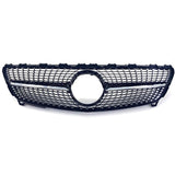 Mercedes A Klasse W176 Facelift (2015-2018) Diamond Grill Glans Zwart