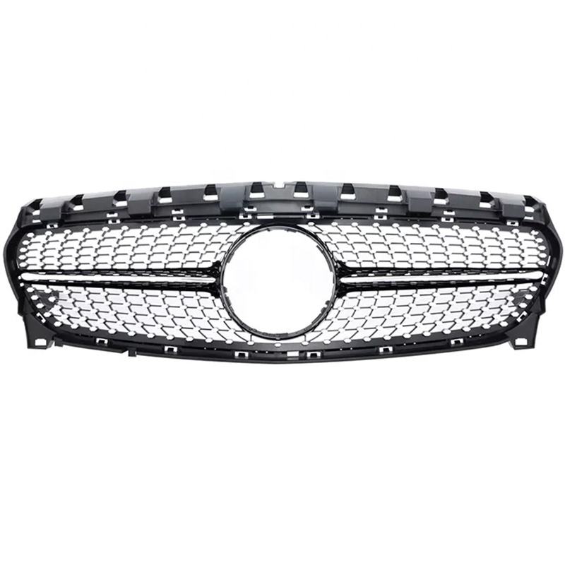 Mercedes CLA Klasse C117, X117 (2012-2020) Diamond Style Grill Glans Zwart