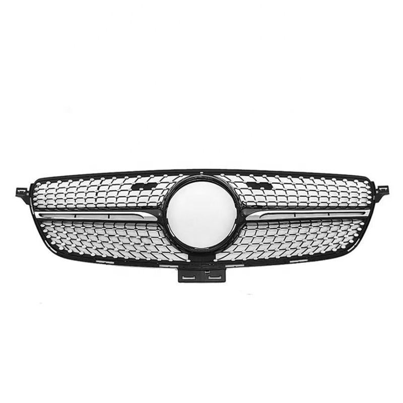 Mercedes GLE W166 Facelift SUV (2015-2019) Diamond Style Grill Glans Zwart