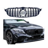 Mercedes C Klasse W205 Facelift (2018-2021) GT-R Style Grill Glans Zwart