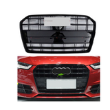 Audi A6 C7.5 Facelift (2014-2018) S6 Look Grill Glans Zwart