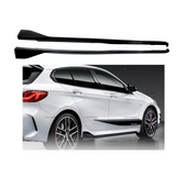 BMW 1 Serie F40 (2019+) M-Style Side Lip Glans Zwart