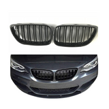 BMW 2 Serie F22&F23 (2013-2021) M-Style Grill Dubbel Spijl Glans Zwart