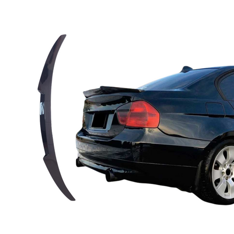 BMW 3 Serie E90 (2008-2012) Spoiler Glans Zwart vooraanzicht