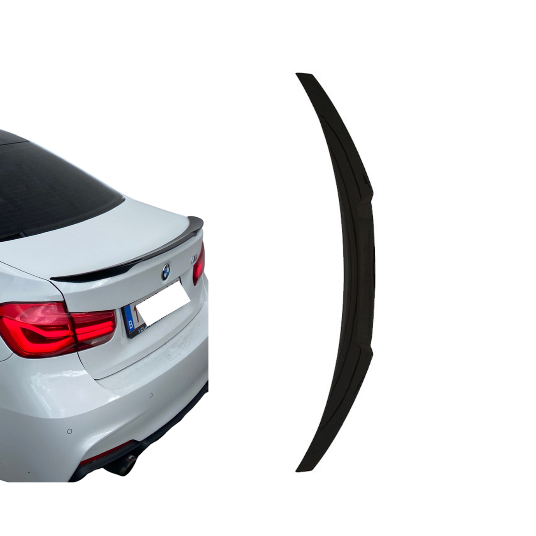 BMW 3 Serie F30 (2012-2019) Spoiler Glans Zwart