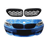 BMW 3 Serie F30&F31 (2012-2019) Sport Diamond Grill Glans Zwart