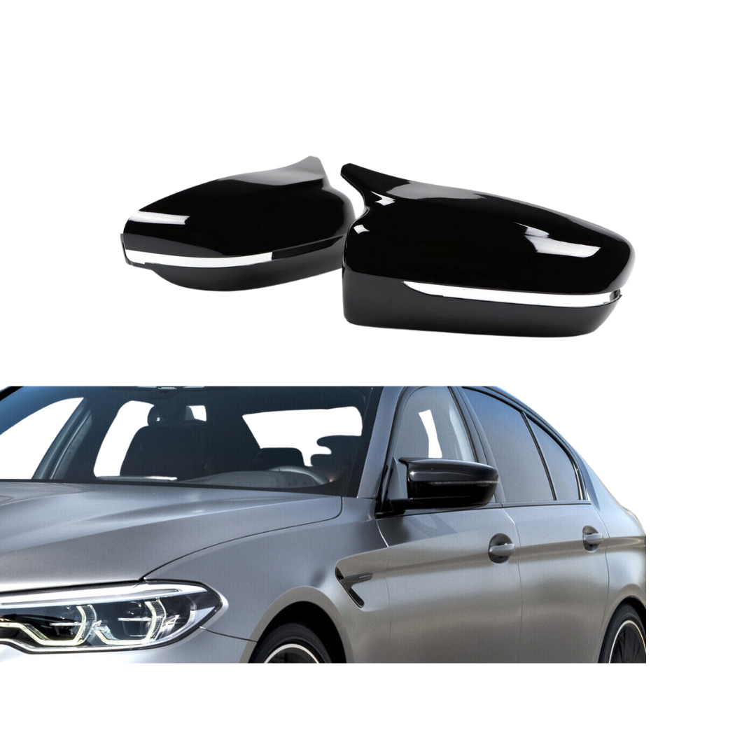 BMW 3, 4, 5, 6, 7 en 8 Series (G-Series) Mirror Caps Glans Zwart Spiegelkappen