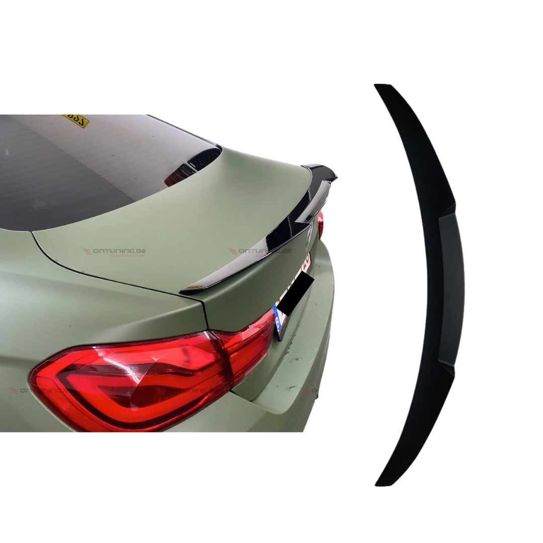 BMW 4 Serie F32 Coupé (2012-2020) Spoiler Glans Zwart