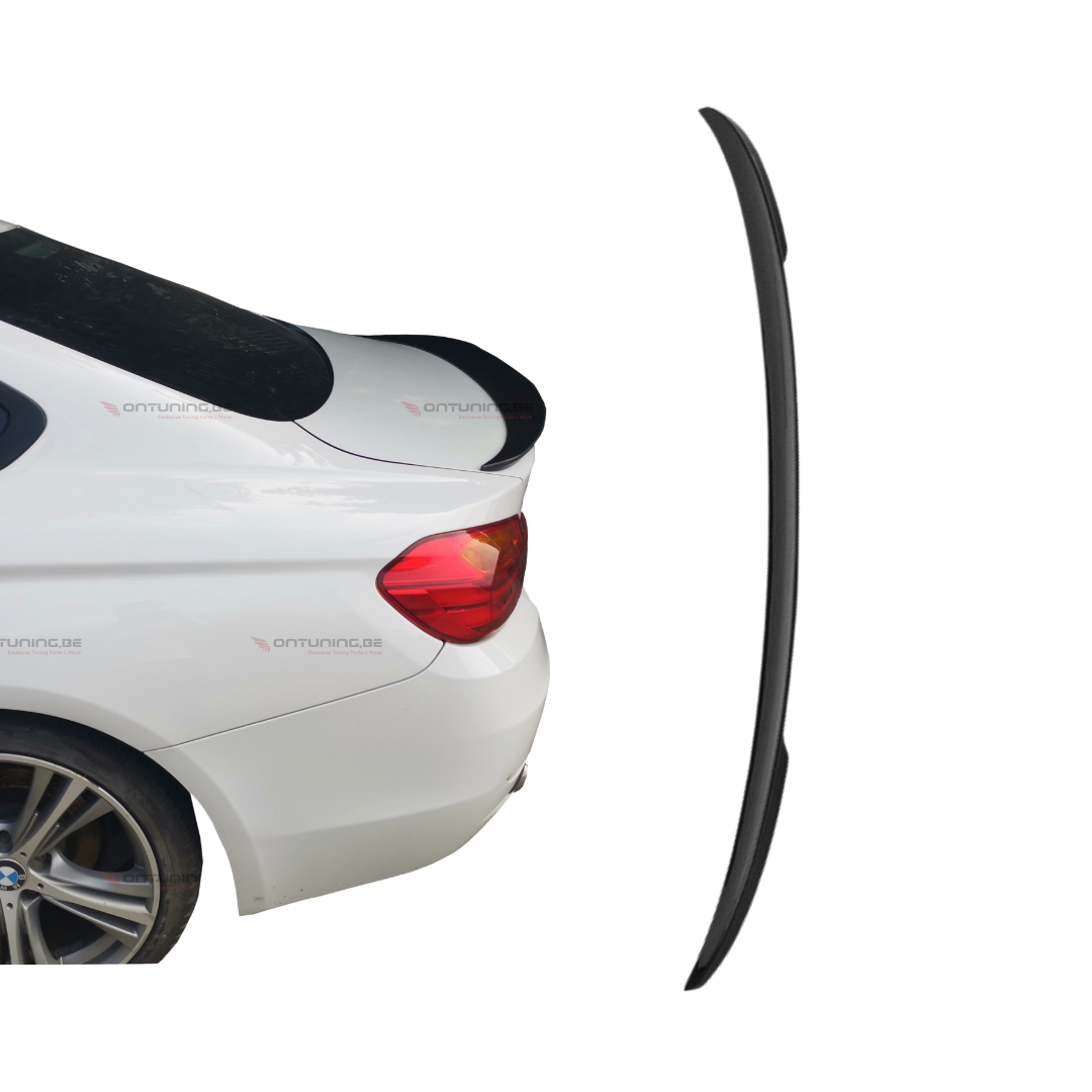 BMW 4 Serie F32 Coupé (2012-2020) Spoiler Glans Zwart M-Style