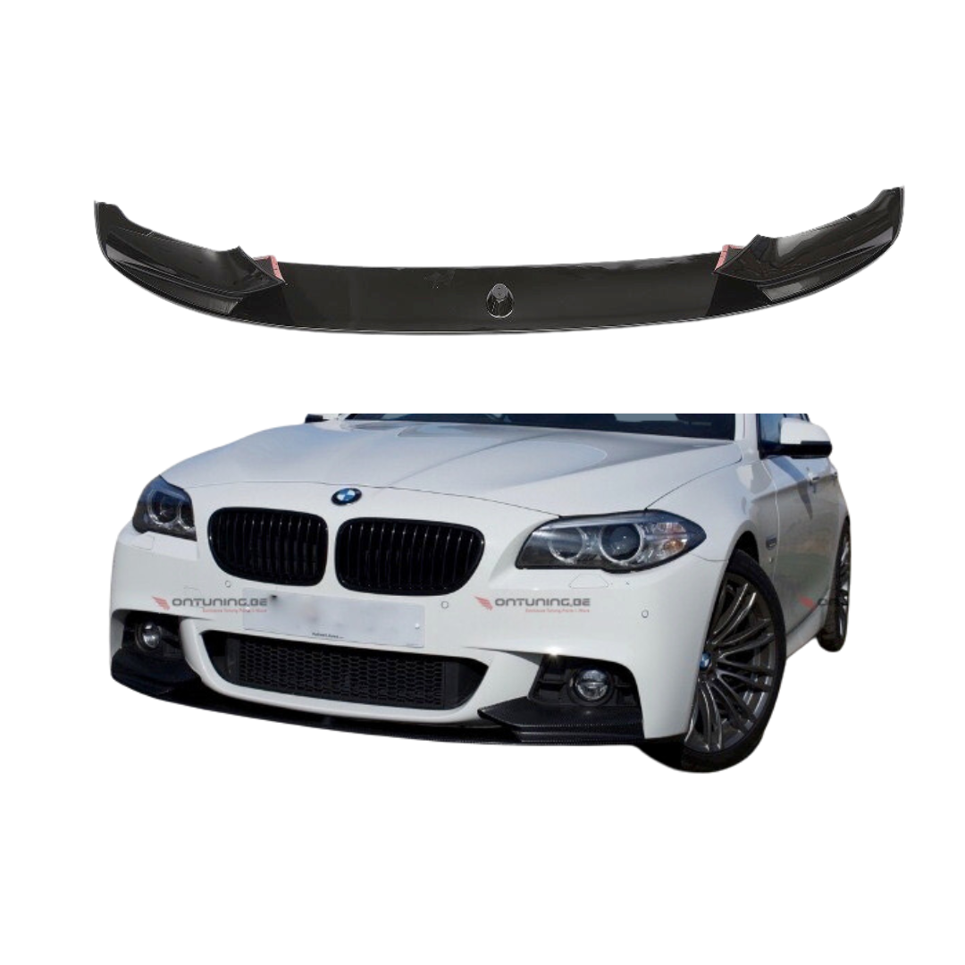 BMW 5 Serie F10 & F11 (2009-2017) M-Style Front Lip Glans Zwart