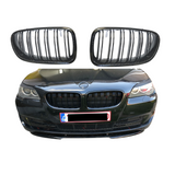 BMW 5 Serie F10&F11 (2009-2017) M-Style Grill Dubbel Spijl Glans Zwart