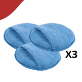 Auto Reiniging Polijsten Wax Applicator Sponzen Pad Microfiber (3 stuks)