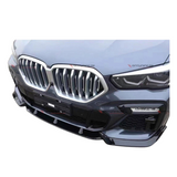 BMW X6 Serie G06 (2018+) M-Style Front Lip Glans Zwart