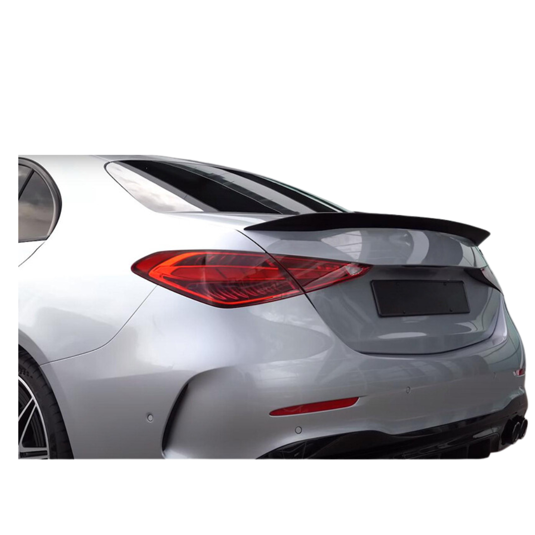 Mercedes C Class W206 (2021+) Sport Spoiler Lip Glans Zwart