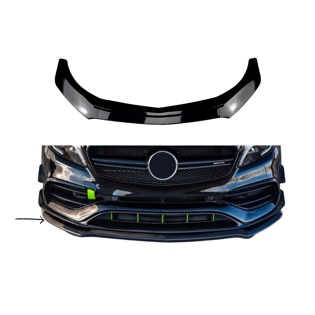 Mercedes A Klasse W176 (2012-2015) AMG Style Front Lip Glans Zwart