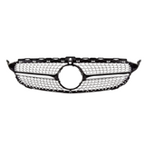 Mercedes C Klasse W205 (2014-2018) Diamond Style Grill Glans Zwart