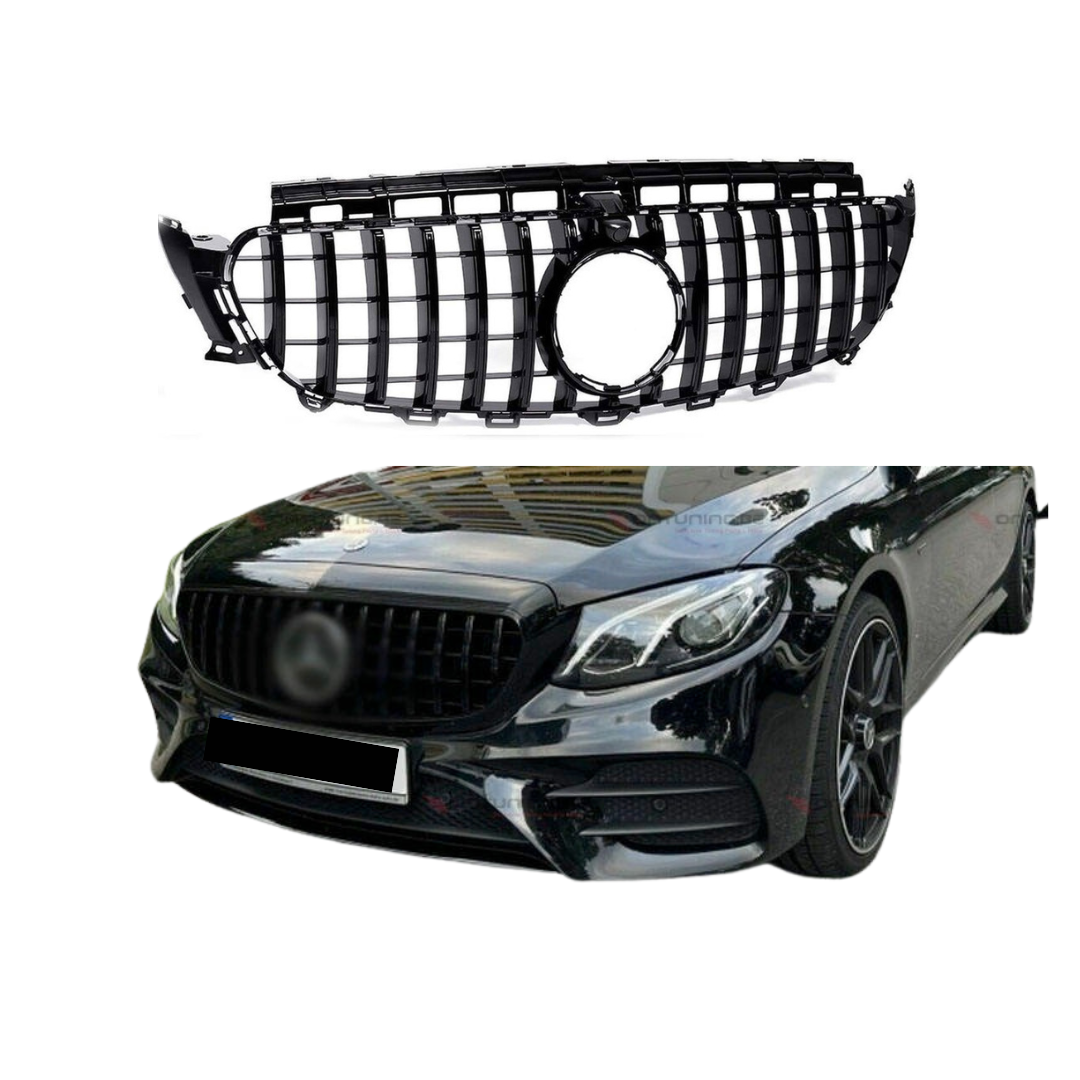 Mercedes E Klasse W213, S213 (2016-2020) GT-R Panamericana Style Grill Glans Zwart