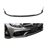 Mercedes C Klasse W205 (2014-2018) AMG Style Front Lip Glans Zwart