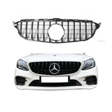 Mercedes C Klasse W205, C205, S205 (2014-2018) GT-R Panamericana Style Grill Glans Zwart