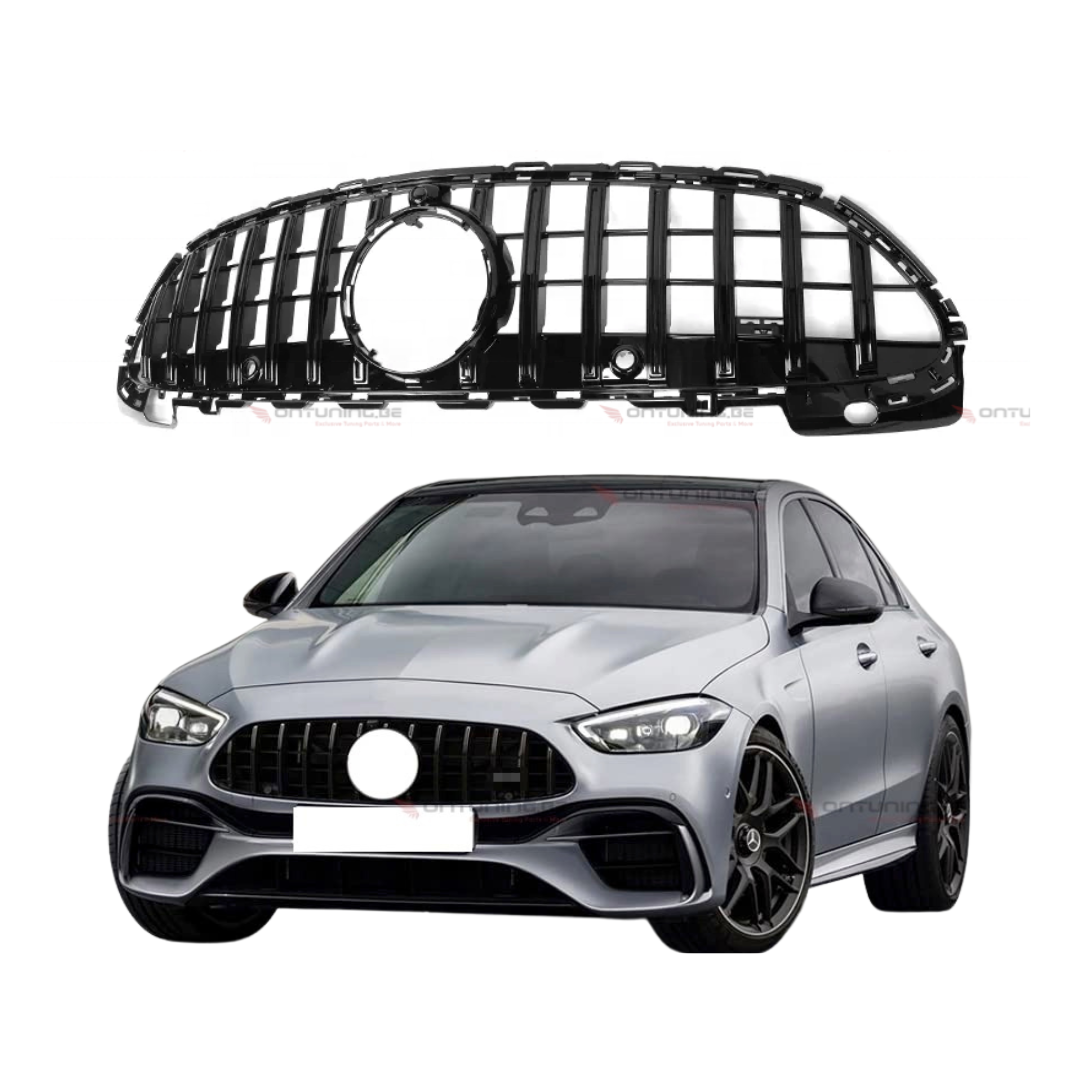 Mercedes C Klasse W206, S206 (2021+) GT-R Style Grill Glans Zwart