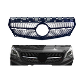 Mercedes CLA Klasse C117, X117 (2012-2020) Diamond Style Grill Glans Zwart