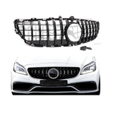 Mercedes CLS C218, W218, X218 Facelift (2014-2018) GT-R Panamericana Style Grill Glans Zwart