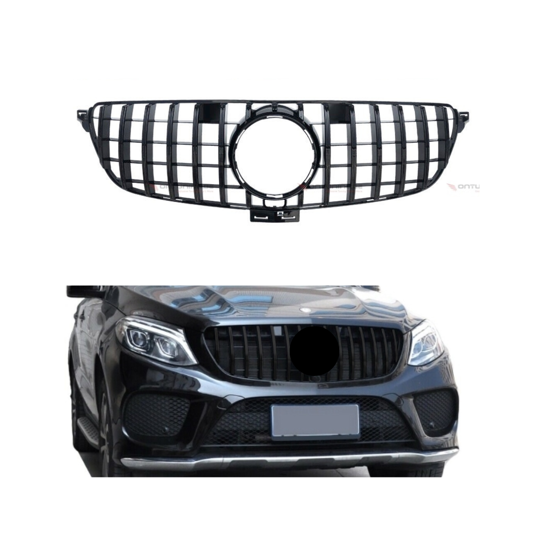 Mercedes GLE W166 (2015-2019) GT-R Panamericana Style Grill Glans Zwart