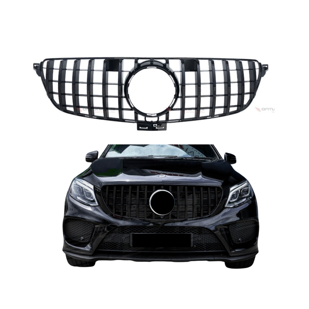 Mercedes GLE W292 (W166 Coupé) (2015-2019) GT-R Panamericana Style Grill Glans Zwart