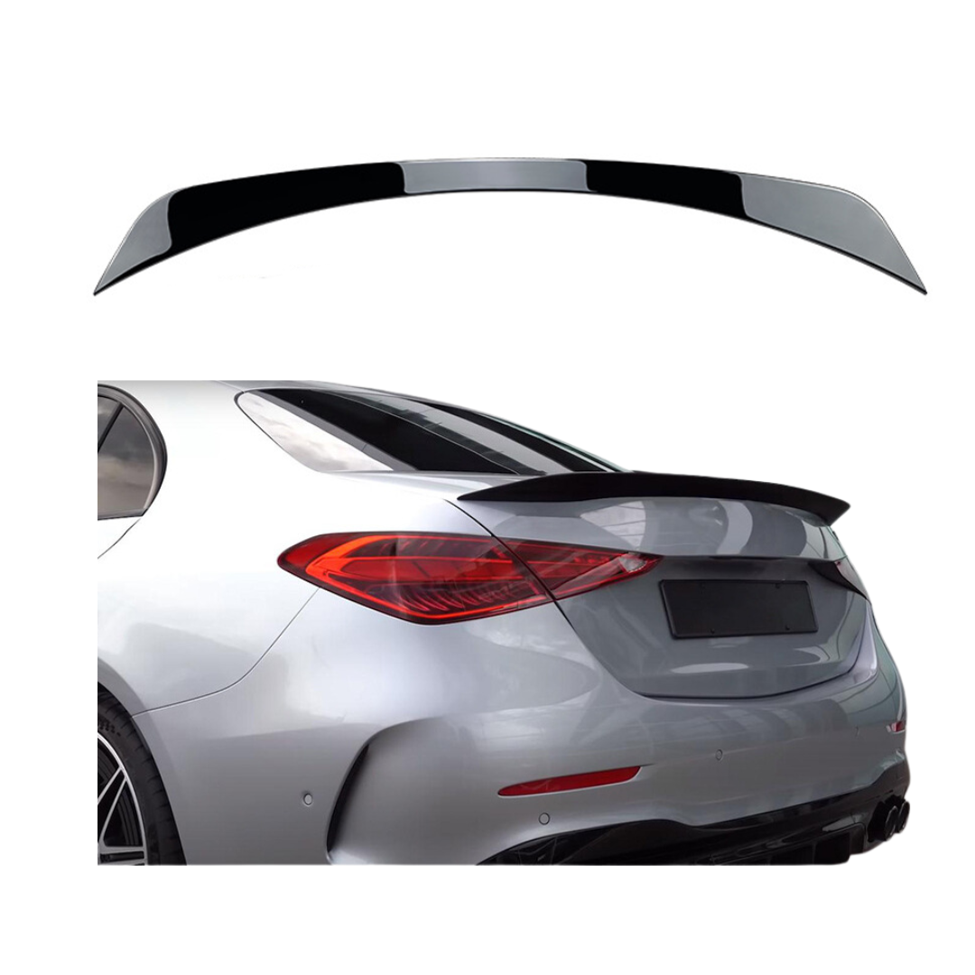 Mercedes C Class W206 (2021+) Sport Spoiler Lip Glans Zwart