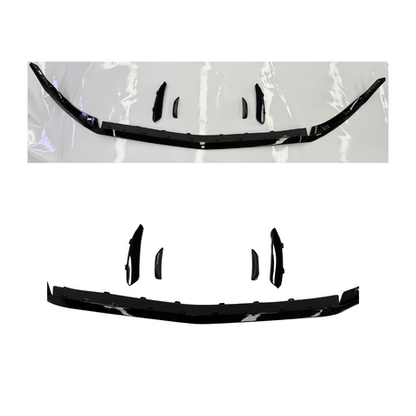 Mercedes A Klasse W177, V177 (2018-2023) AMG aero Style Front Lip Glans Zwart