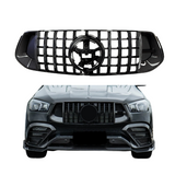 Mercedes GLE W167 SUV, C167 Coupe (2018-2023) B-Look Grill Glans Zwart/Carbon
