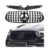 Mercedes GLE W167 SUV, C167 Coupe Facelift (2023+) GT-R Panamericana Style Grill Glans Zwart