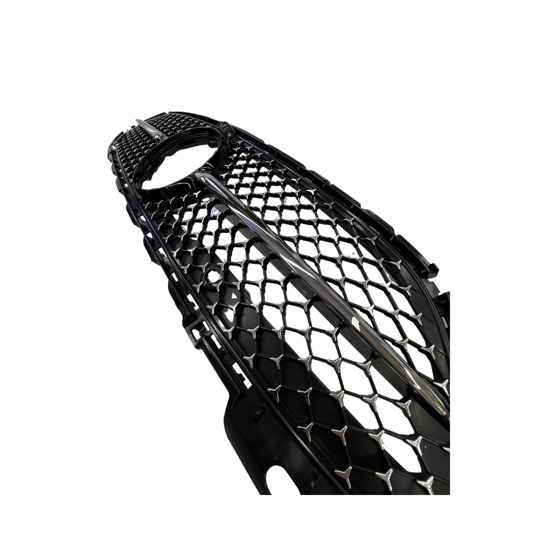 Mercedes C Klasse W206, S206 (2021+) Diamond Style Grill Glans Zwart