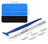 Auto Wrap & Window Tint Chrome Delete Basic Tool Kit Gereedschappen