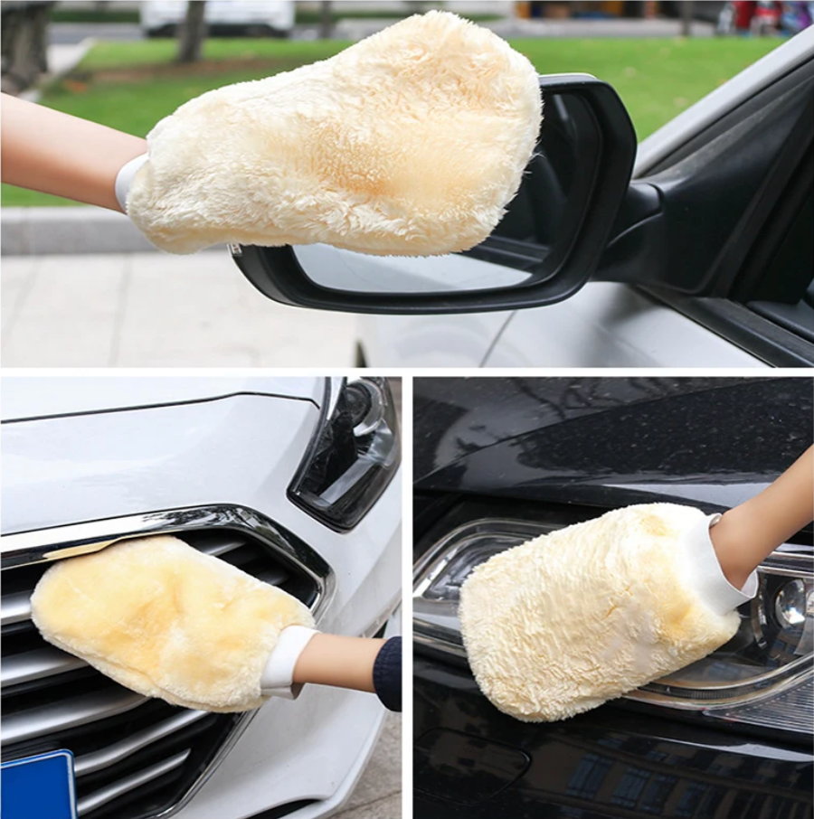 Ultra-zacht Waterdicht Microfiber Carwash Handschoenen Anti-Kras