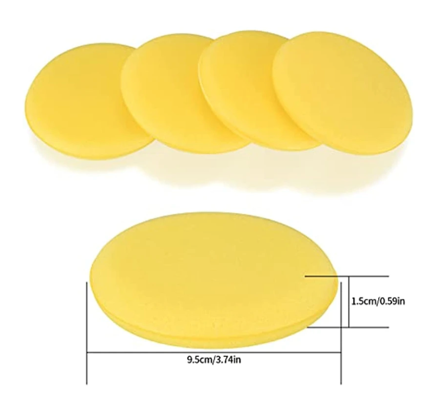 Auto Polijsten Wax Applicator Foam Sponzen Pad (3 stuks)