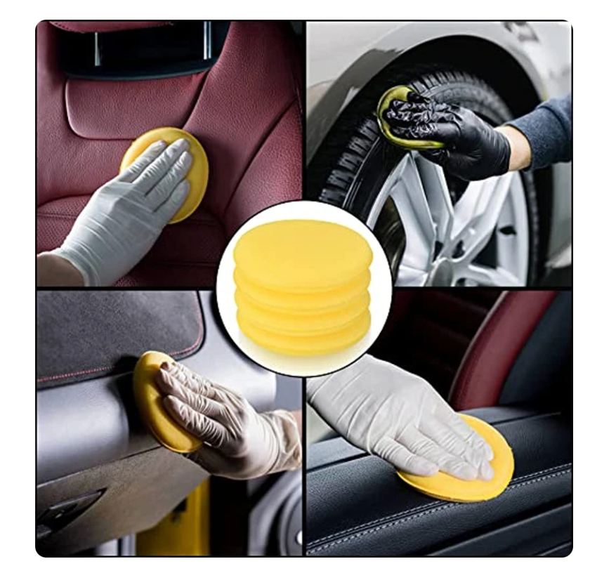 Auto Polijsten Wax Applicator Foam Sponzen Pad (3 stuks)