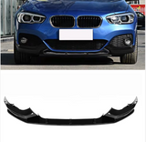 BMW 1 Serie F20&F21 LCI (2015-2019) M-Style Front Lip Glans Zwart